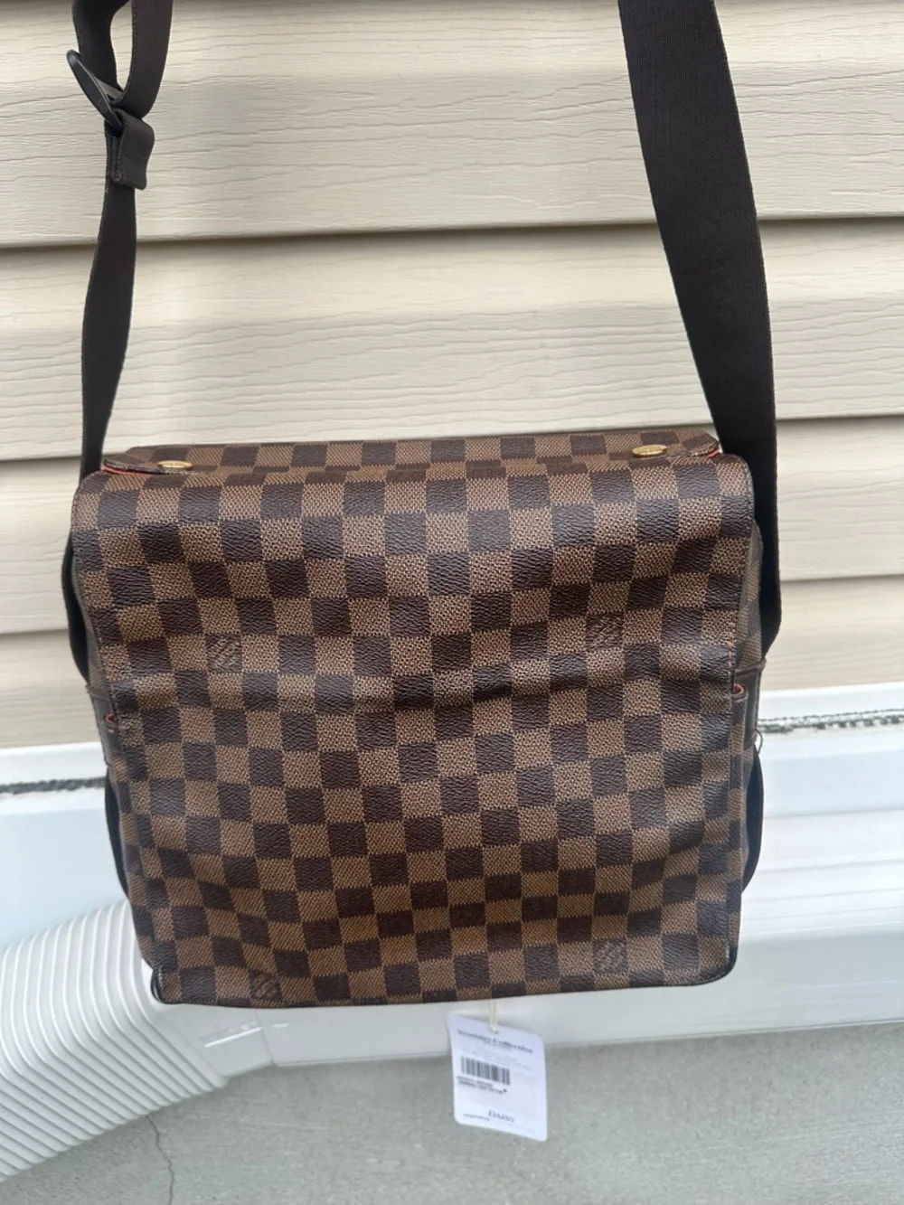 Pre-Love Louis Vuitton Damier Brown Checkered Men’s Crossbody Bag