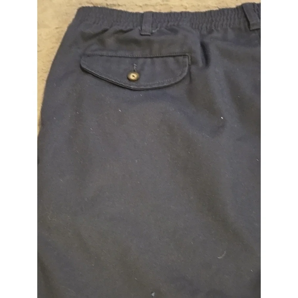Vtg JCPenney Towncraft Men's Size 42 Blue Walking Shorts 70s 80s Dad Retro Chino