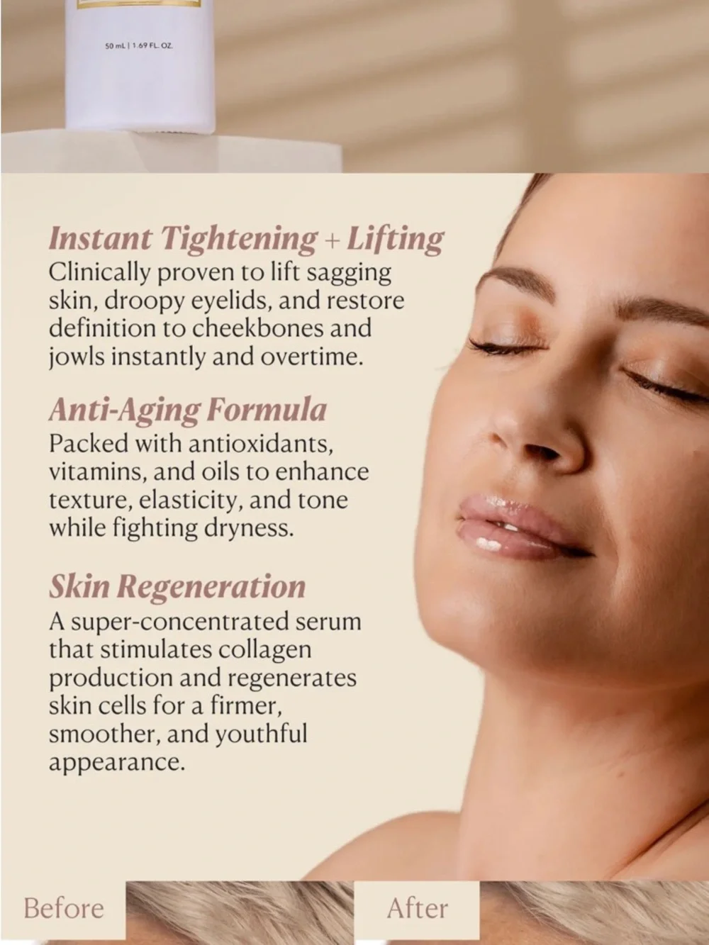 Nakery Beauty experience tightening