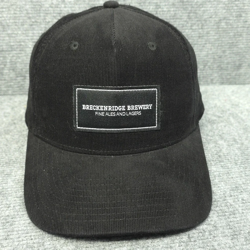Breckenridge Brewery Hat Cap Snap Back Black Shade Headwear Beer One Size Mens