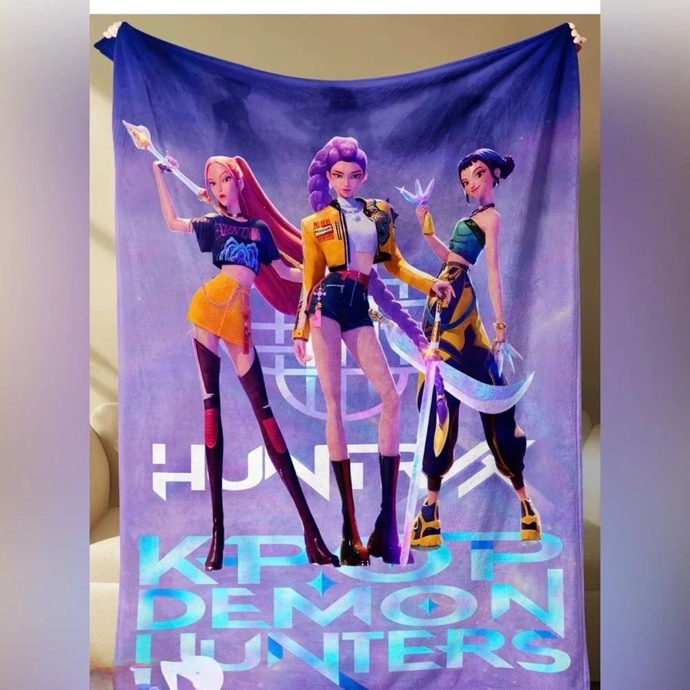 K-pop Demond hunters blanket