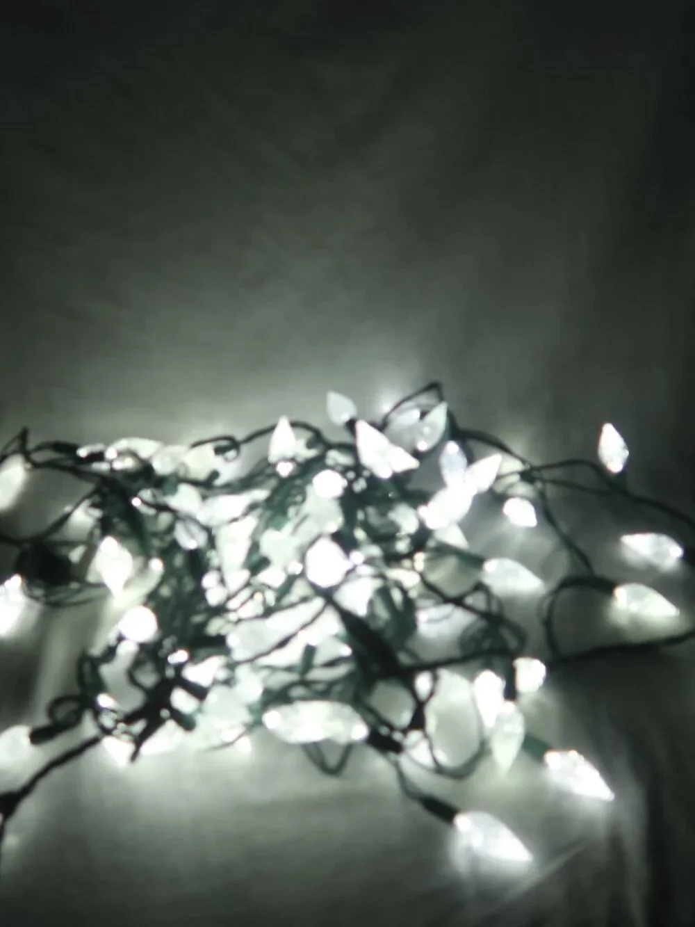 White LED C9 crystal String Lights - Holiday & Decorative