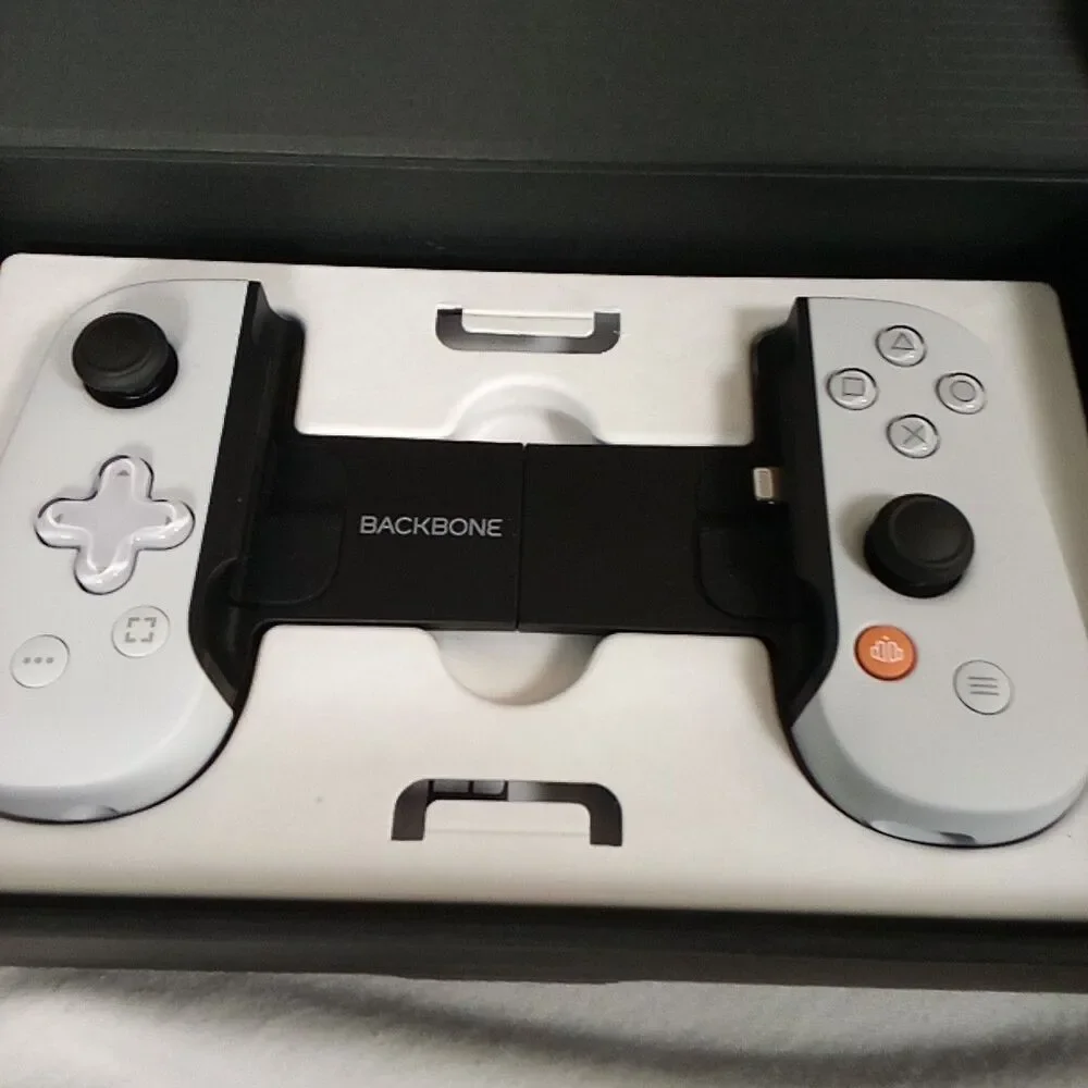 Playstation Backbone one iPhone lightning Edition Mobile Gaming Controller White
