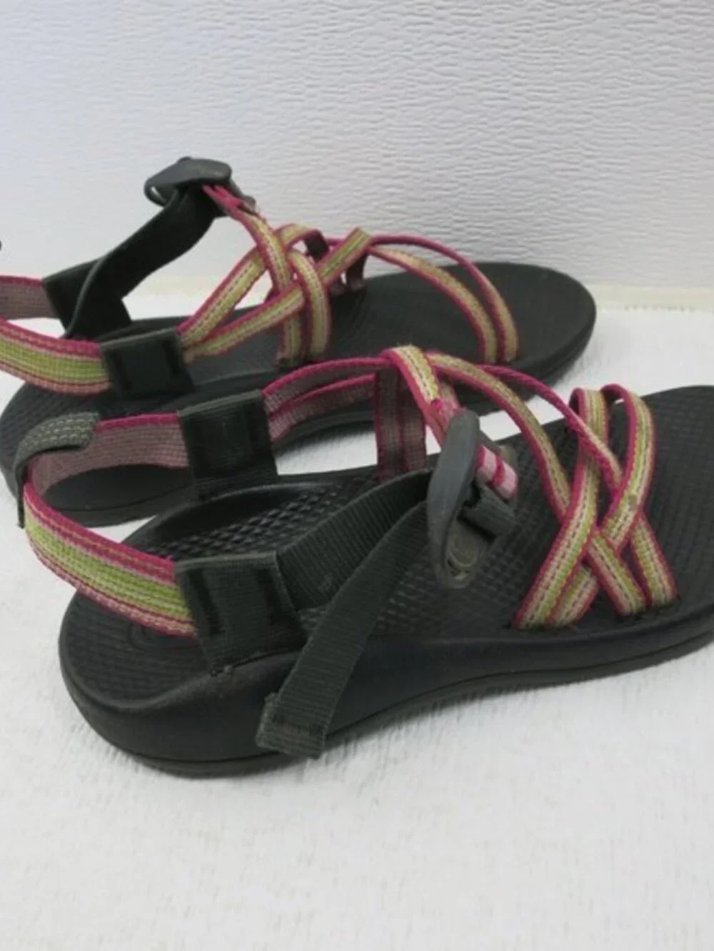 Chaco Dual Webbing Strap Adjustable Comfort Sandals Kid's Footwear 5 Y