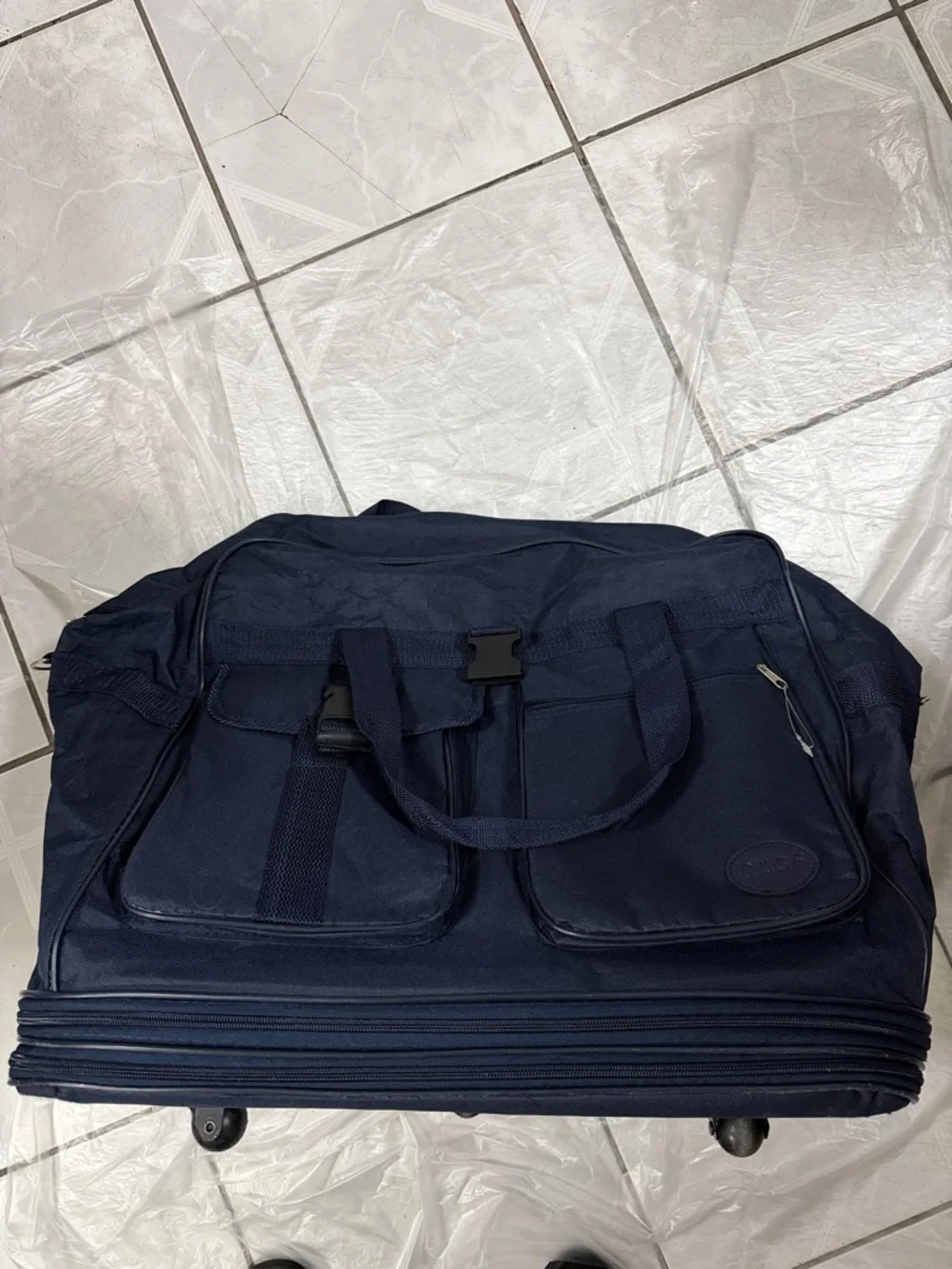 Men's Travel Duffel Bag - Navy Blue
