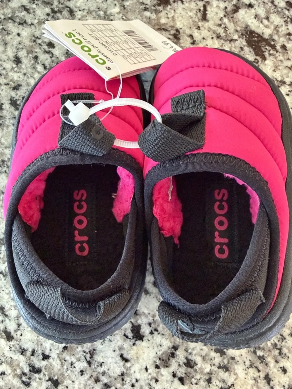 CROCS quilted slip