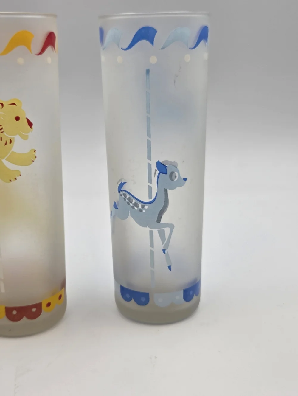 Libbey lion 7” glass