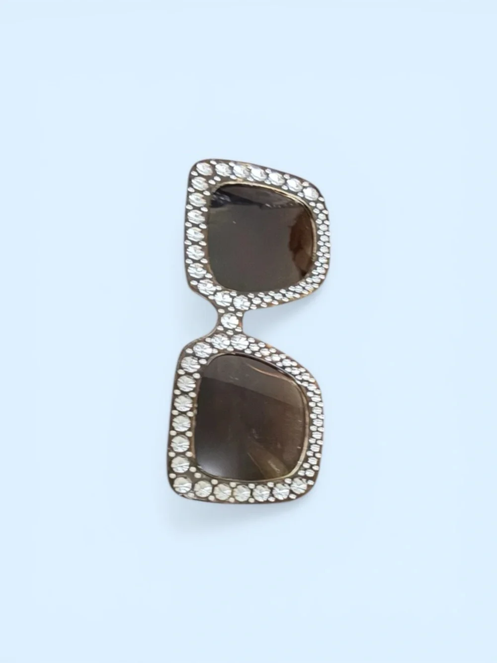 Crystal Square Sunglasses - Women's Black