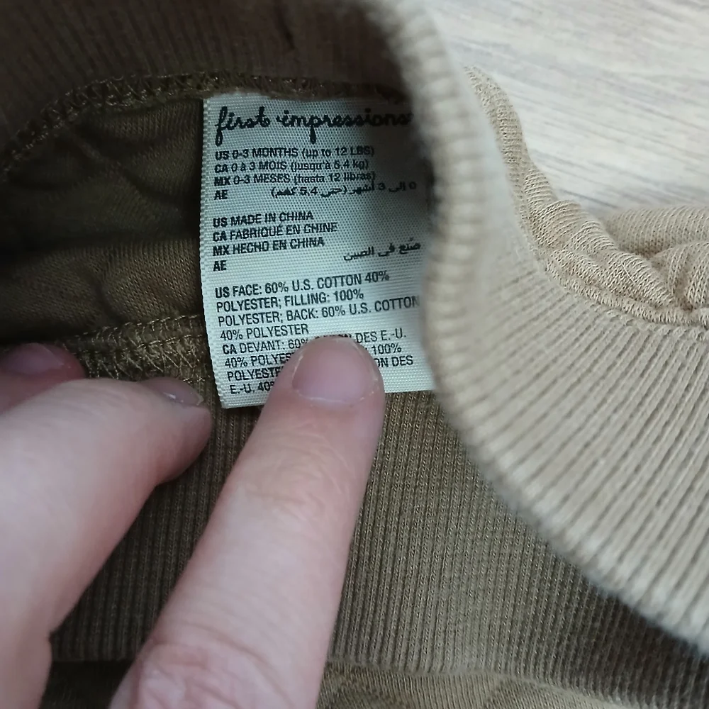 First Impressions cozy quilted