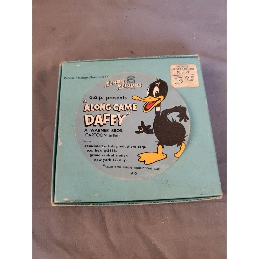 2 Vtg Associated Artist Productions 8mm Movie Warner Bro Cartoons Daffy Bugs