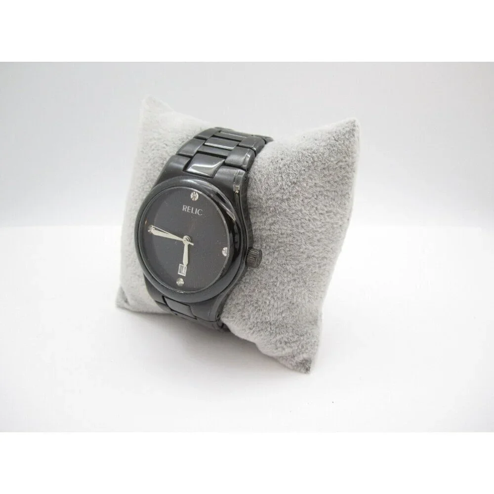 Men Relic Quartz WR Analog 38mm Round Watch (H567) 