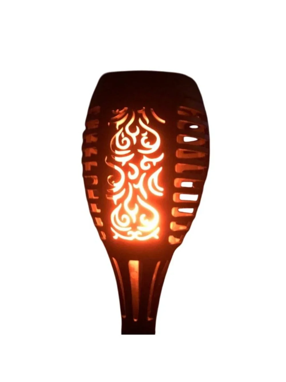 Solar Outdoor Torch Lights Flickering Flame Landscaping Waterproof Set of 8