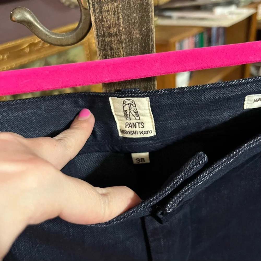 Hirisho Kato The Axe Chino in Navy SHORT W38x25