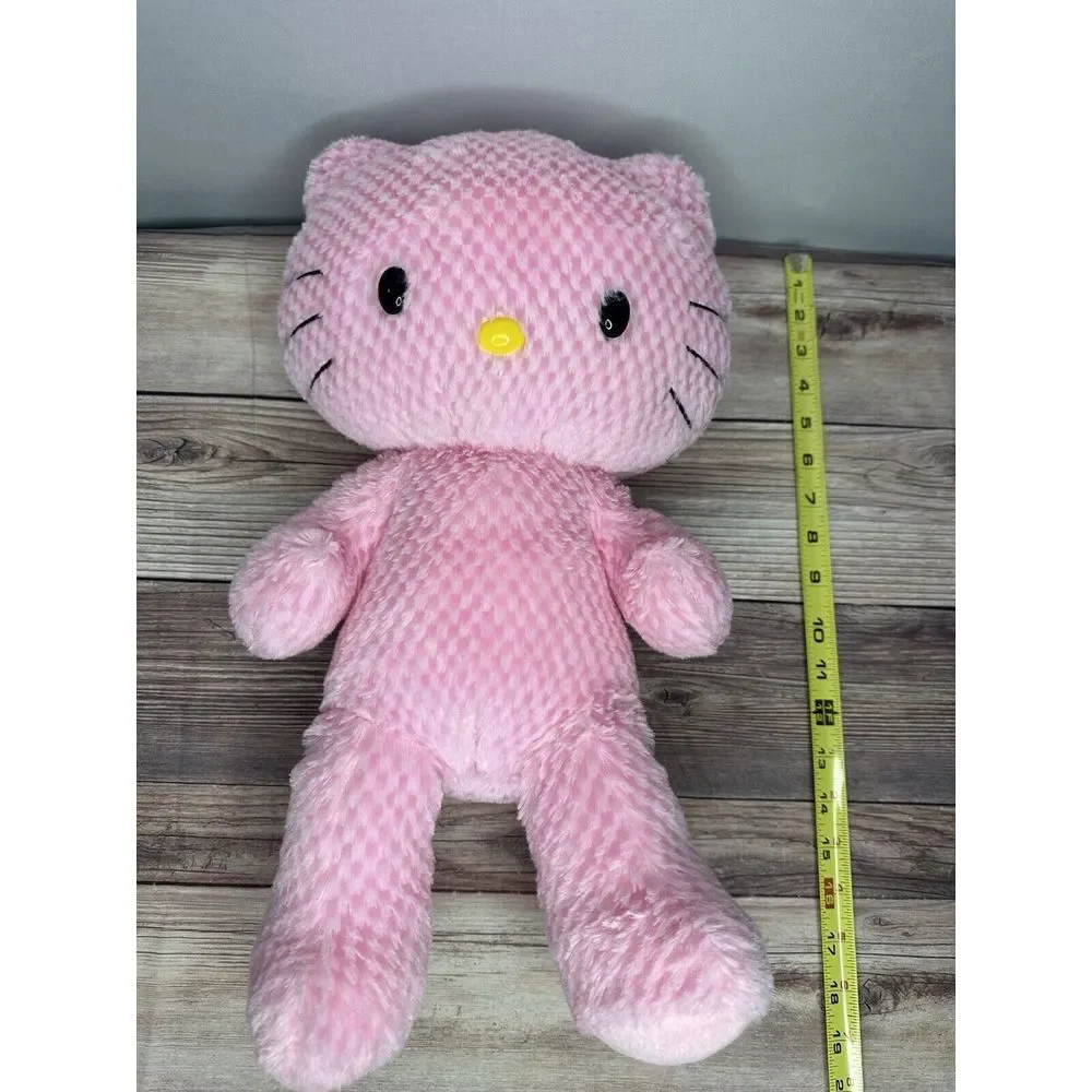 Build‎ A Bear Workshop Sanrio Hello Kitty Pink Waffle Plush No Bow 18