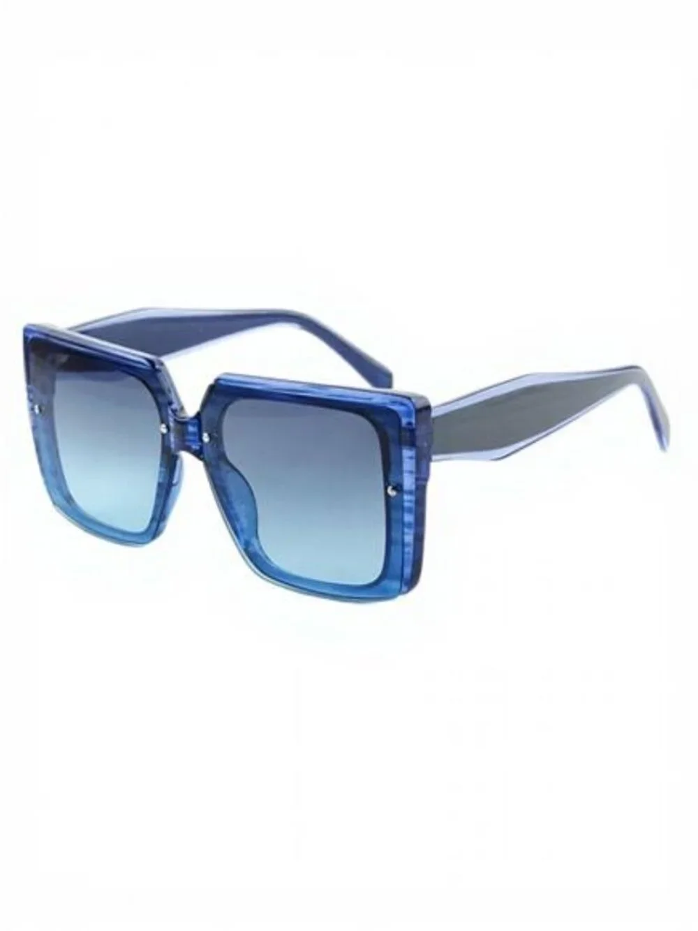 Oversized Gradient Square Sunglasses