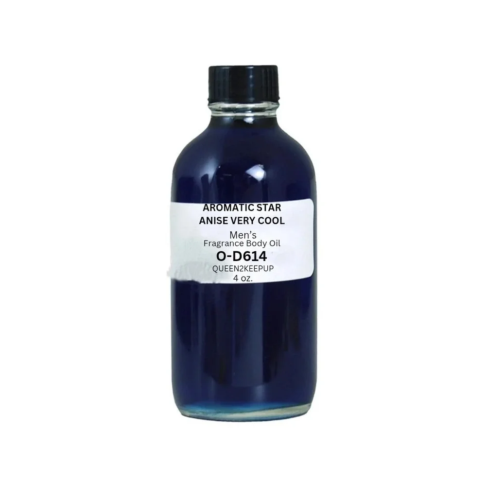 Aromatic Star Anise Very Cool (Men) Body Oil 4 oz Fragrance All Natural Scent