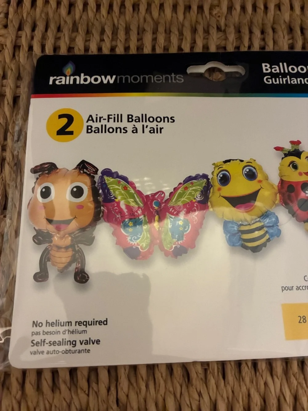 rainbow moments balloon garland