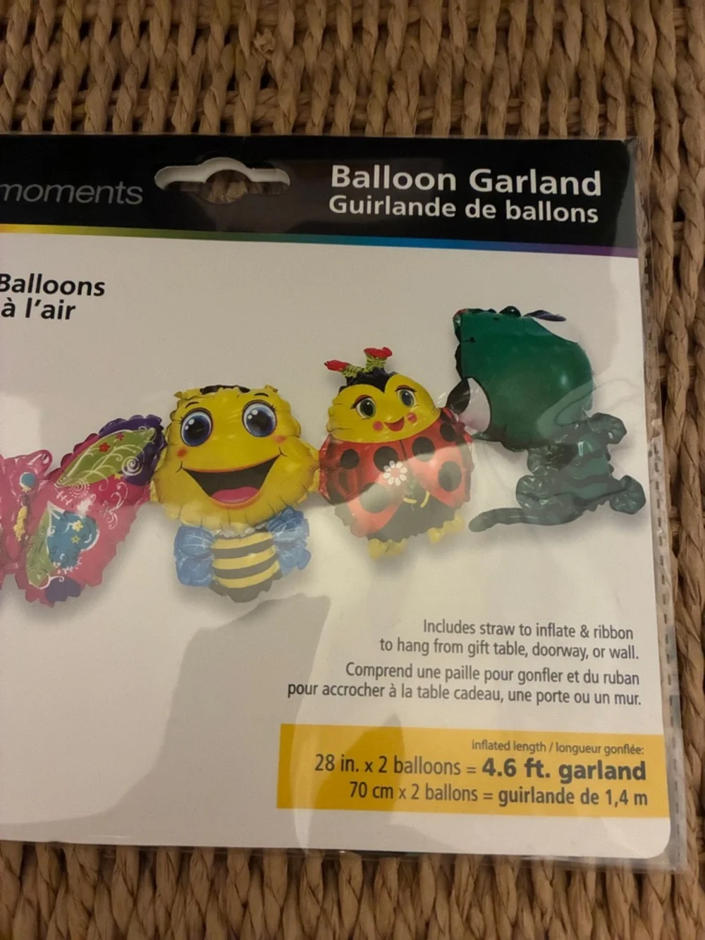 rainbow moments balloon garland