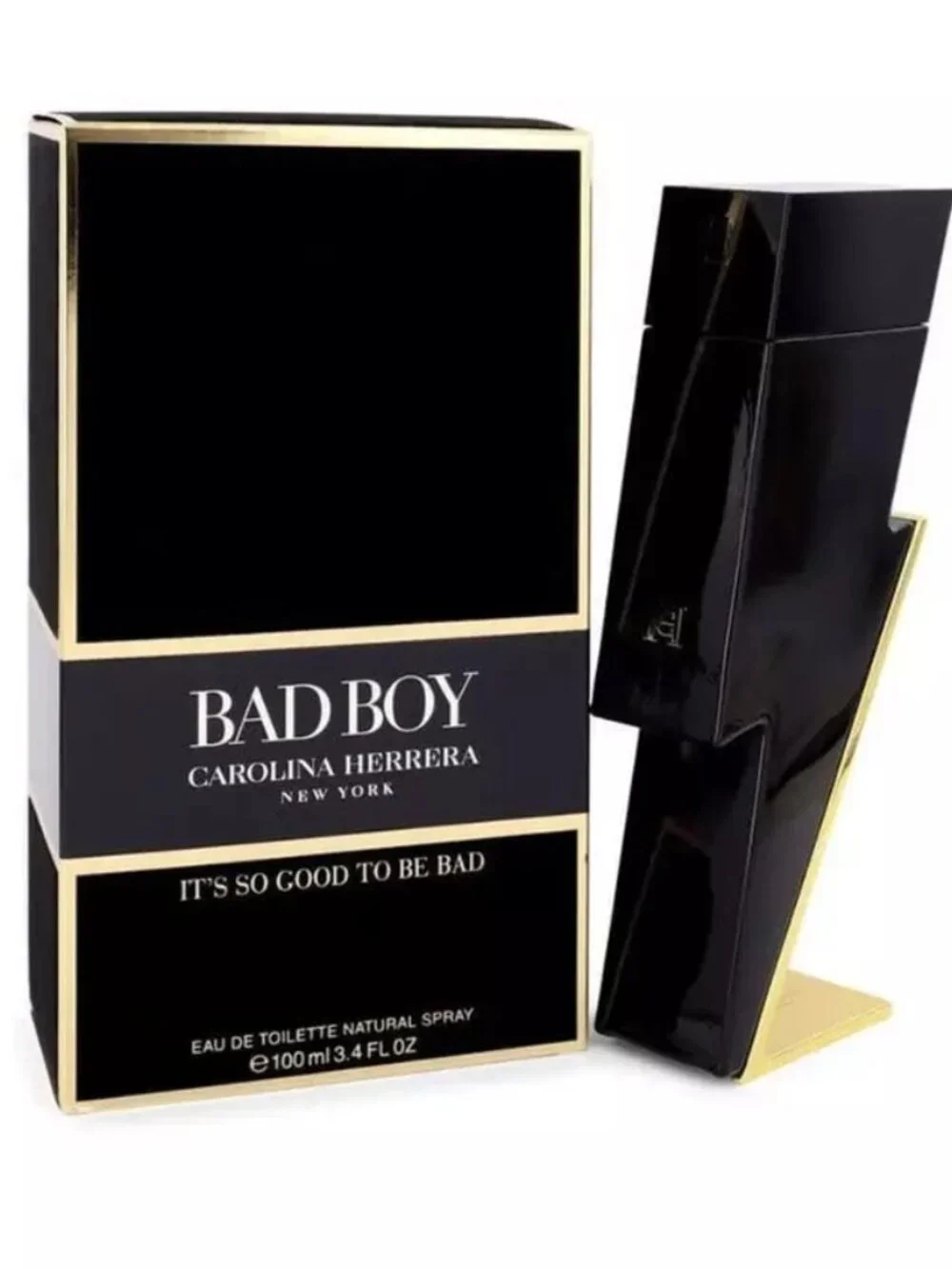 Carolina Herrera Bad Boy Good Girl Set-Black Pouch,Travel &2 Samples-4pc-BOX-NEW