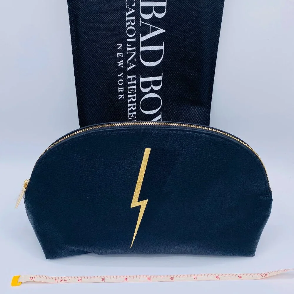 Carolina Herrera Bad Boy Good Girl Set-Black Pouch,Travel &2 Samples-4pc-BOX-NEW