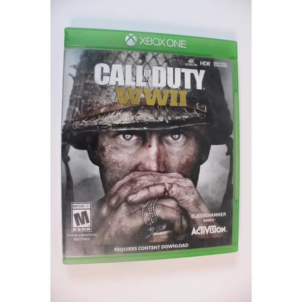 Call of Duty: WWII (Microsoft Xbox One, 2017) Authentic, complete, tested/great