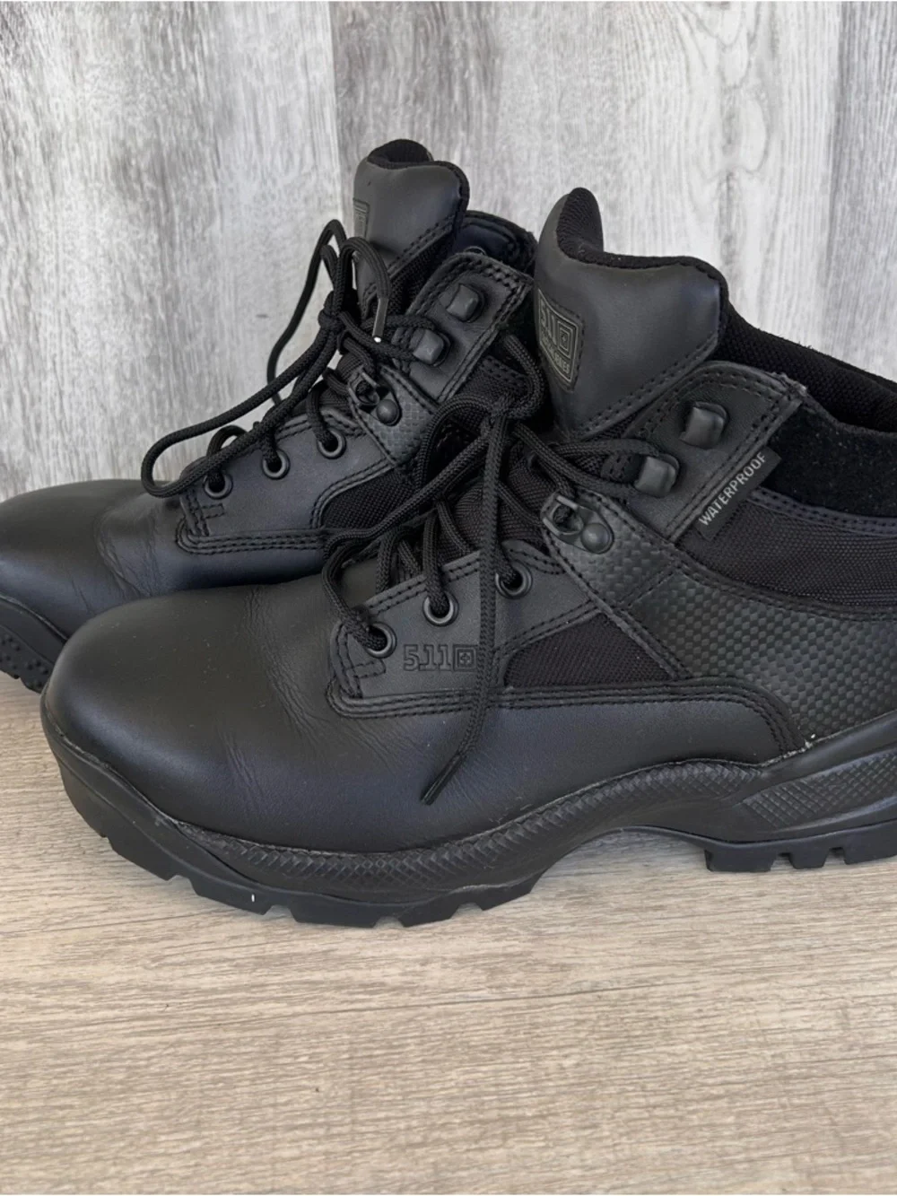 5.11 Tactical Boots A.T.A.C.  6” Storm Boots Mens US 10 R Black Lightweight