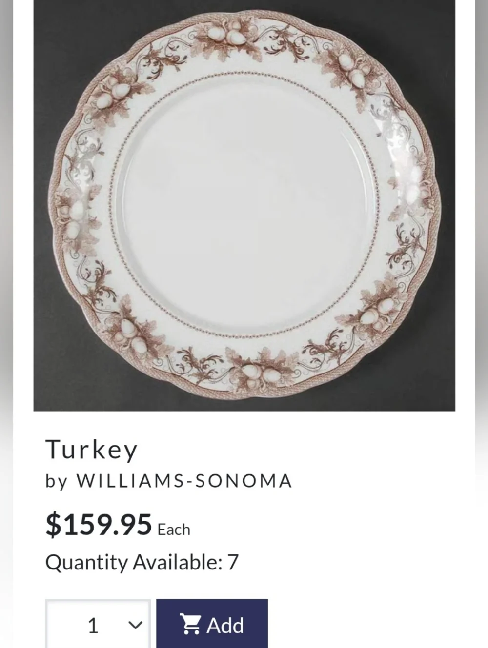 Williams Sonoma set williams