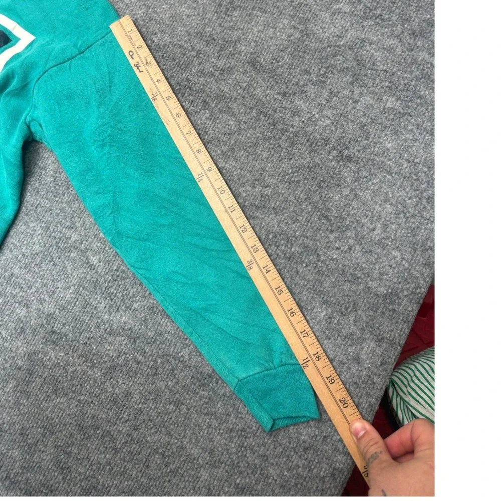 Vintage Hanes Truman Trailblazers Sweatshirt Teal Green Youth Large 14-16
