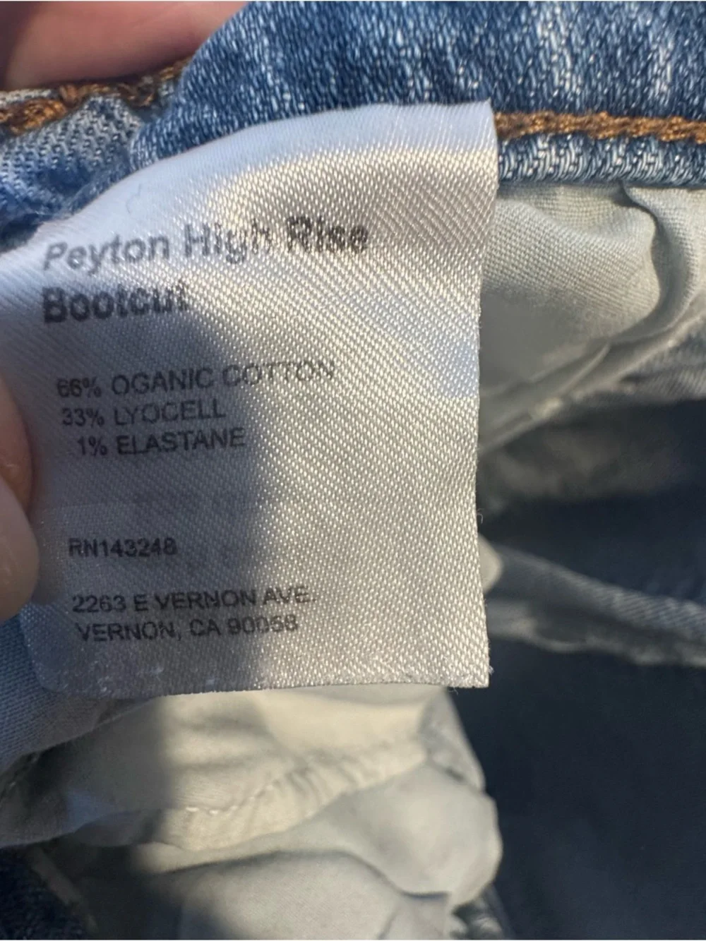 Reformation Peyton High Rise bootcut Bootcut Jeans Malta Wash 27 organic cotton