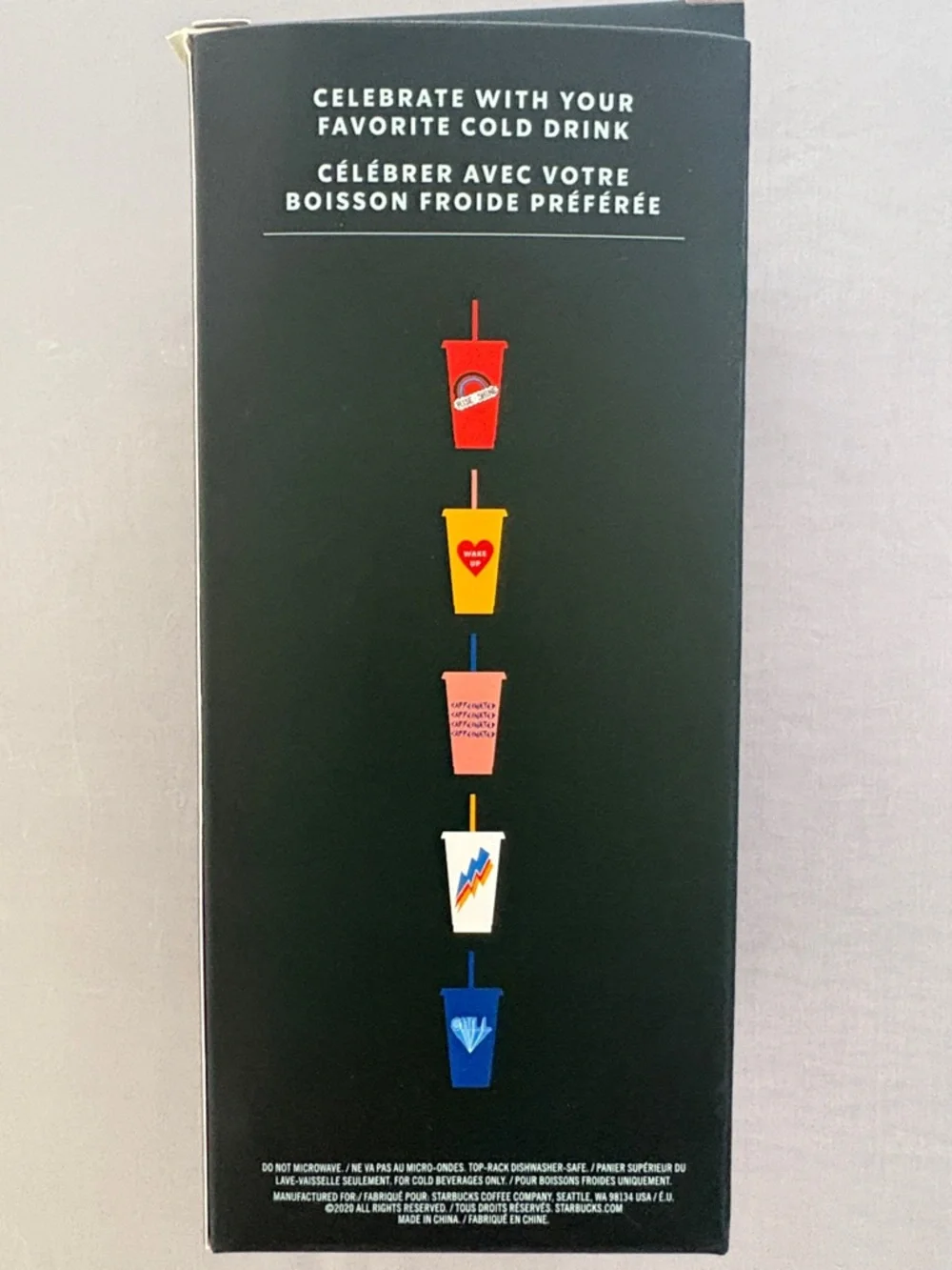 Starbucks set colorful