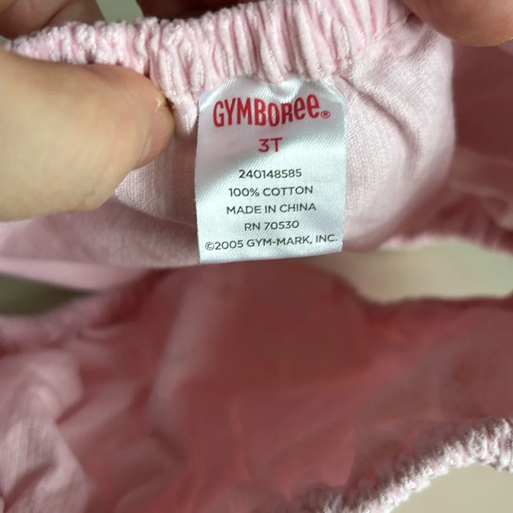 🌸Gymboree Pink Diaper Cover with Elastic Waistband and Full Coverage De…