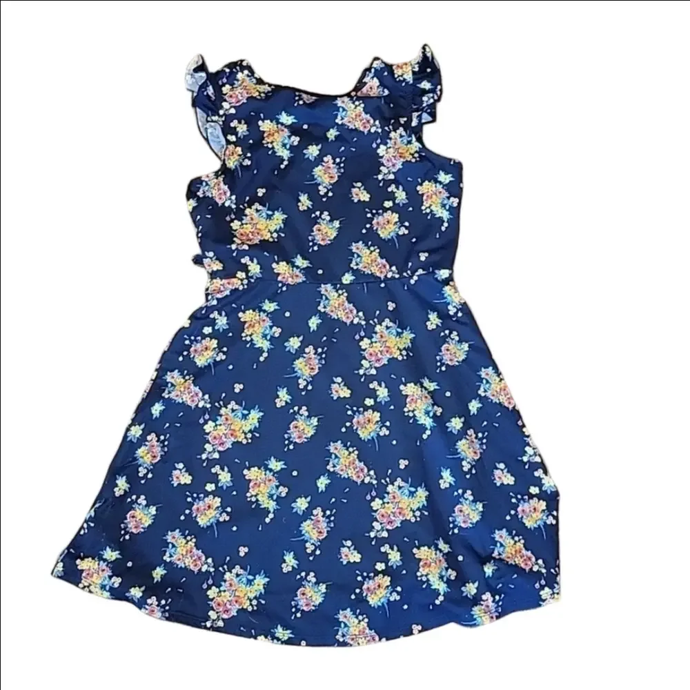 Pink & Violet flattering navy