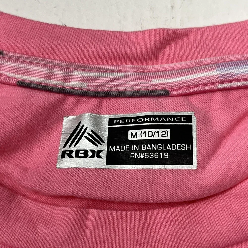 RBX Pink Whip Marled 3 Piece Set Girls Size Medium 10/12 NEW