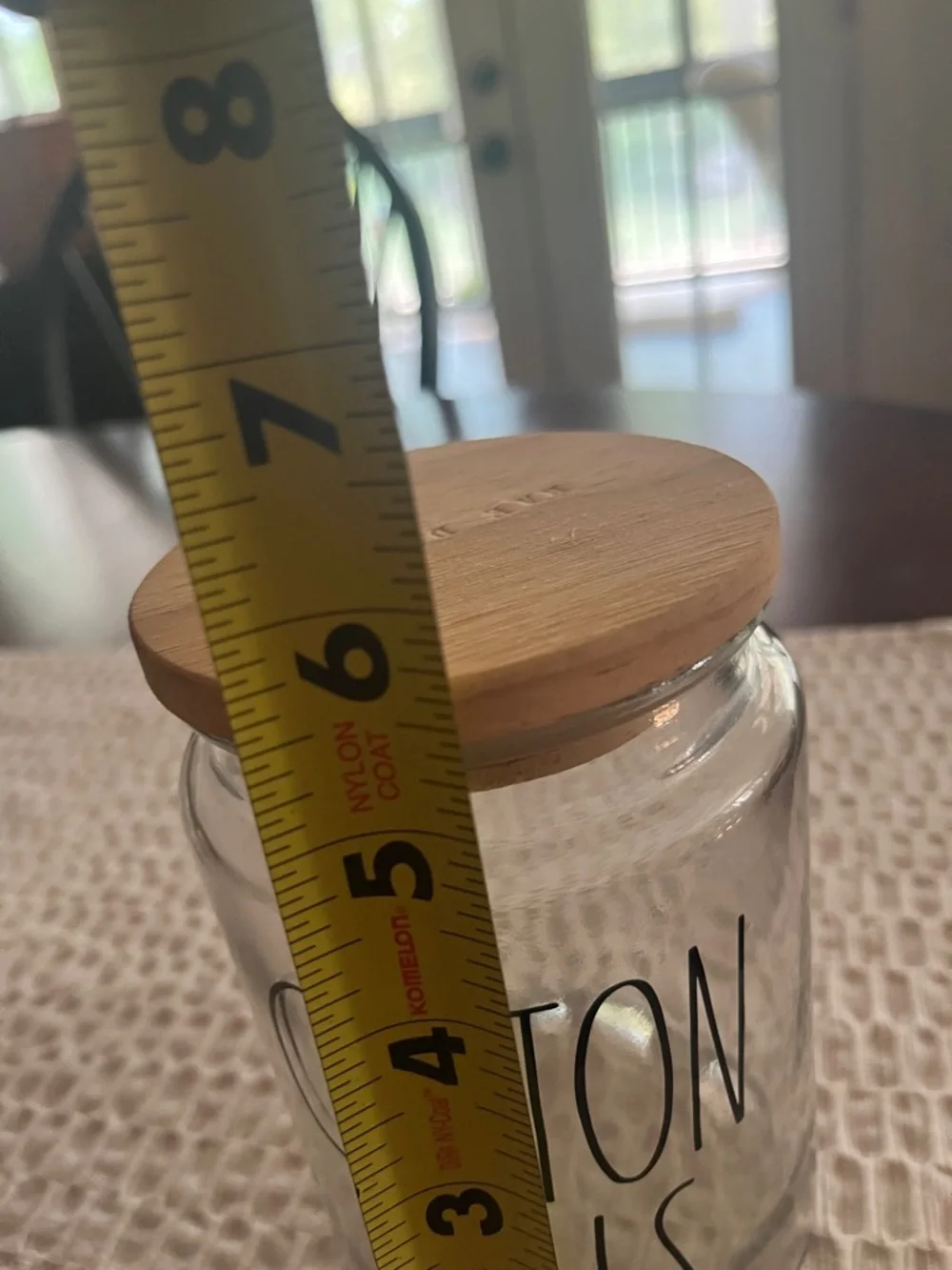 Rae Dunn clear glass