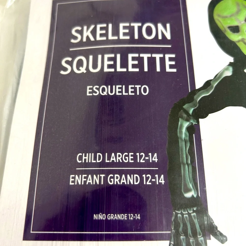 Glow-in-the-Dark‎ Skeleton Costume for Kids