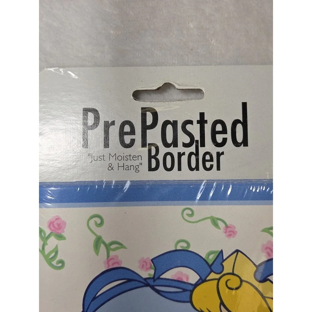 1 Vtg Disney Pretty Princess Blue Wallpaper Border #27121 PrePasted‎ 5YD x 6.75