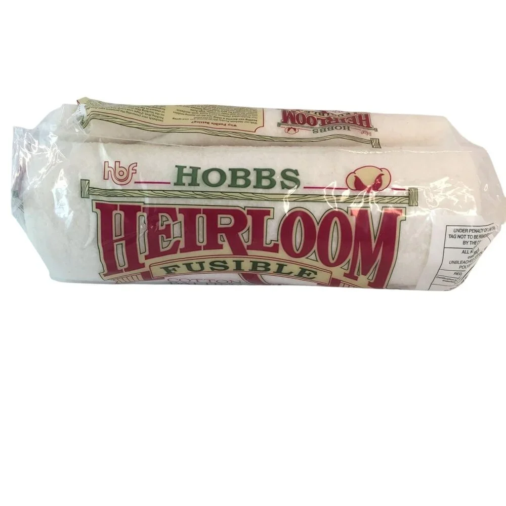 Hobbs‎ Heirloom Fusible Cottom Batting Crib Sz 45x60