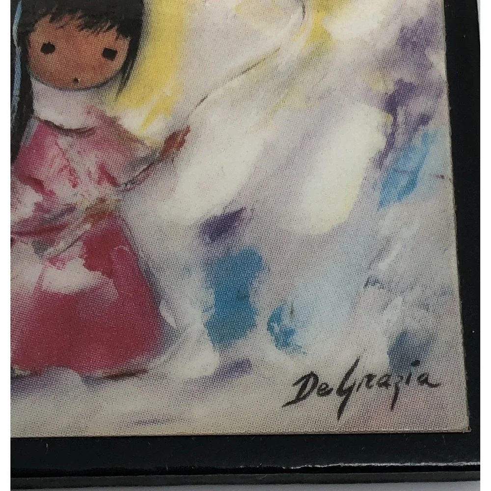 Vintage DeGrazia Magnet La Campana De Esperanza Gallery in the Sun Southwestern‎