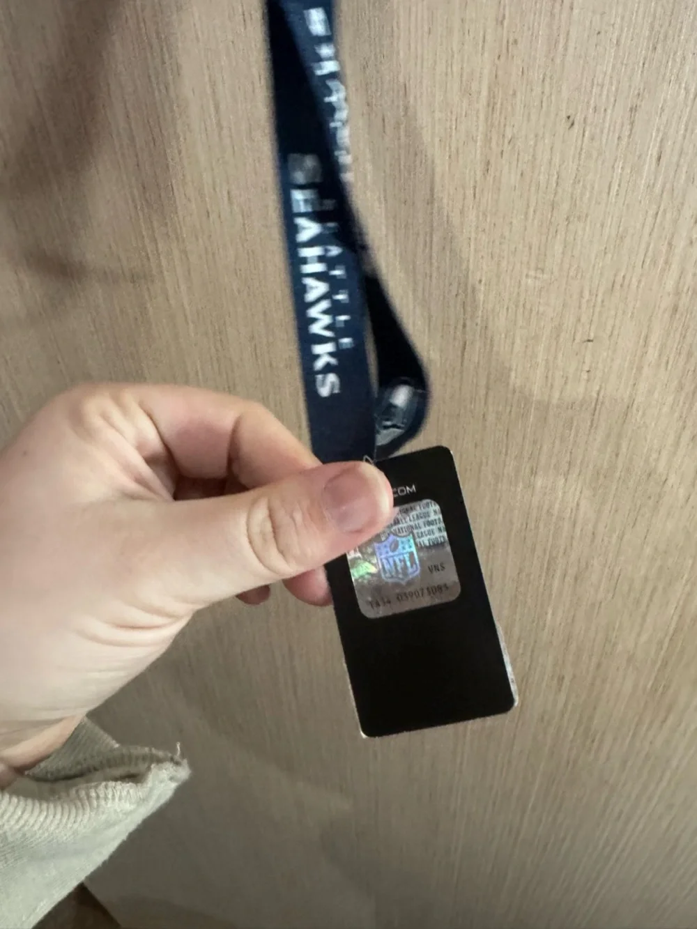 NFL official ids lanyard