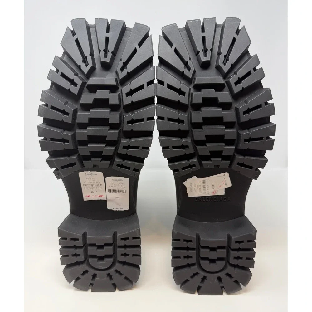 Balenciaga Trooper Rubber Boots Black Size 13 US 46 EU
