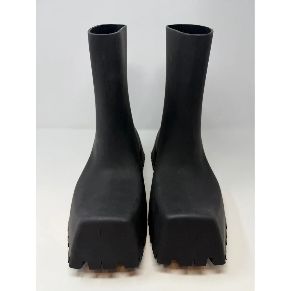 Balenciaga Trooper Rubber Boots Black Size 13 US 46 EU