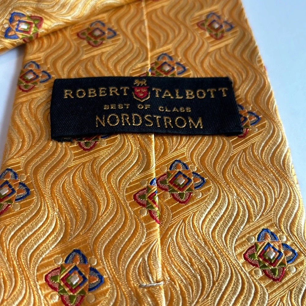 Robert Talbott Best of Class Silk Tie Golden Yellow total length 60'
