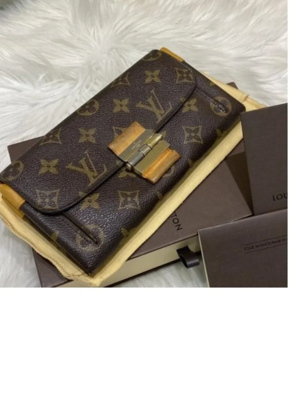 LOUIS VUITTON Monogram Elysee Long Wallet
