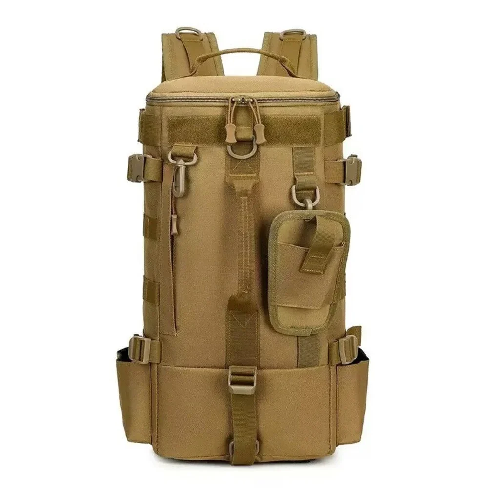Fishing Tackle Backpack with Rod Holder Large Waterproof Holds 4 Lg Tackle Boxes