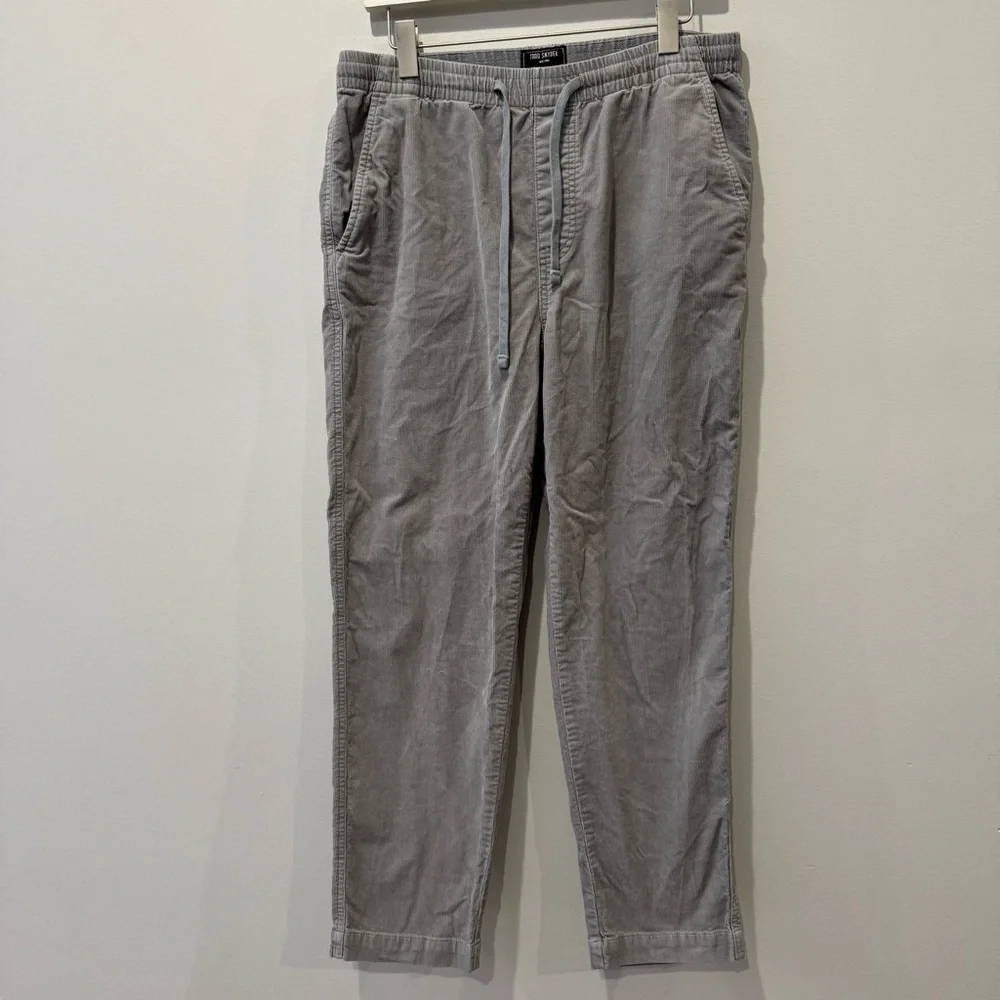 Todd‎ Snyder Size Medium Off Duty Pull On Corduroy Pants Grey