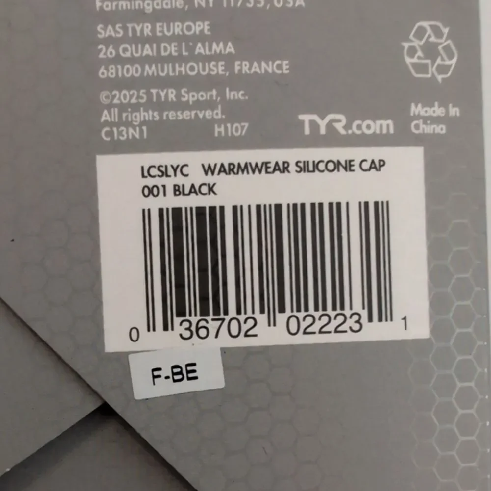 TYR warmwear silicone