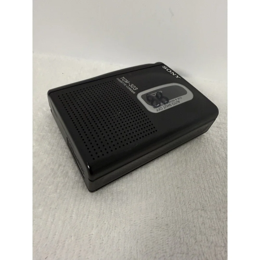 Sony TCM-323 Cassette Recorder Tape Player Voice Recorder - see descriptiion