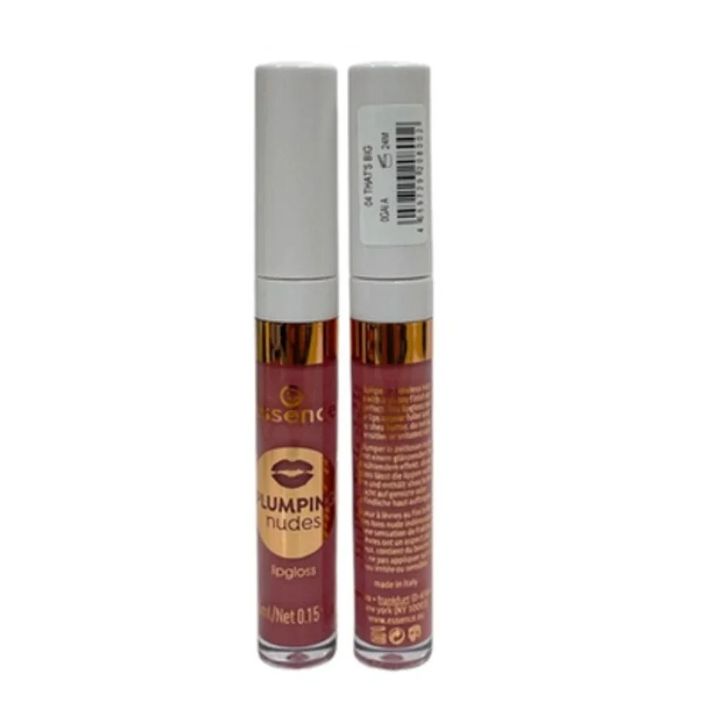 essence Plumping‎ Nudes Lipgloss, That's Big, SET OF 2