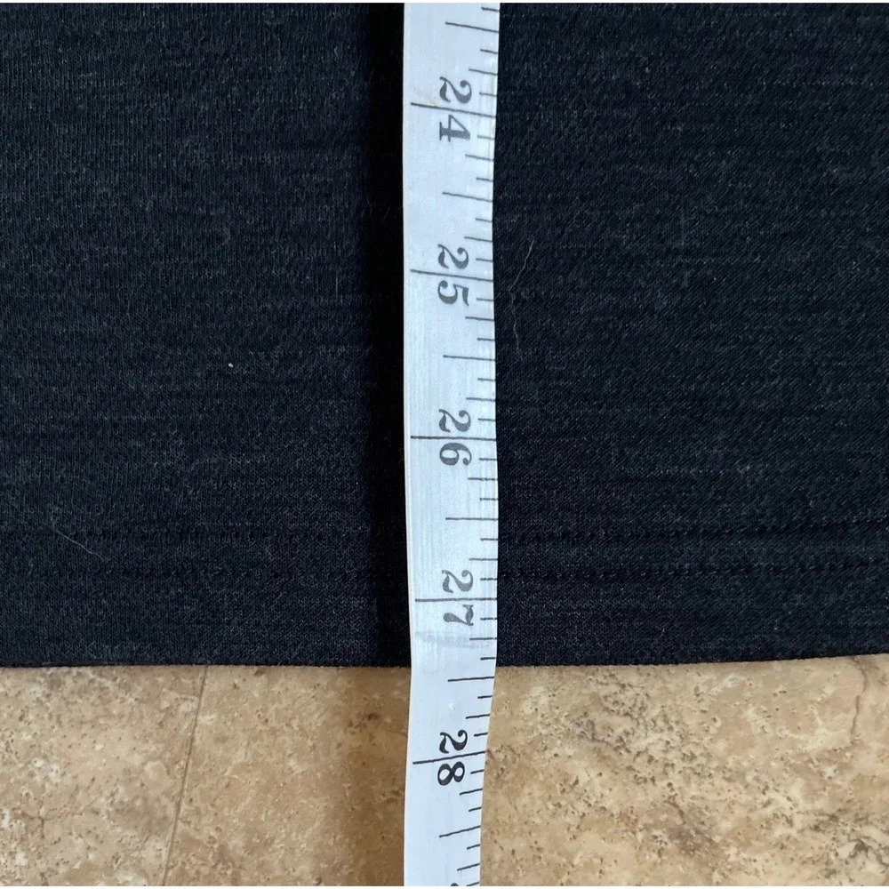 Terramar Climasense Mens XL 1/4 Zip‎ Pullover Wool Blend Charcoal Heather Gray