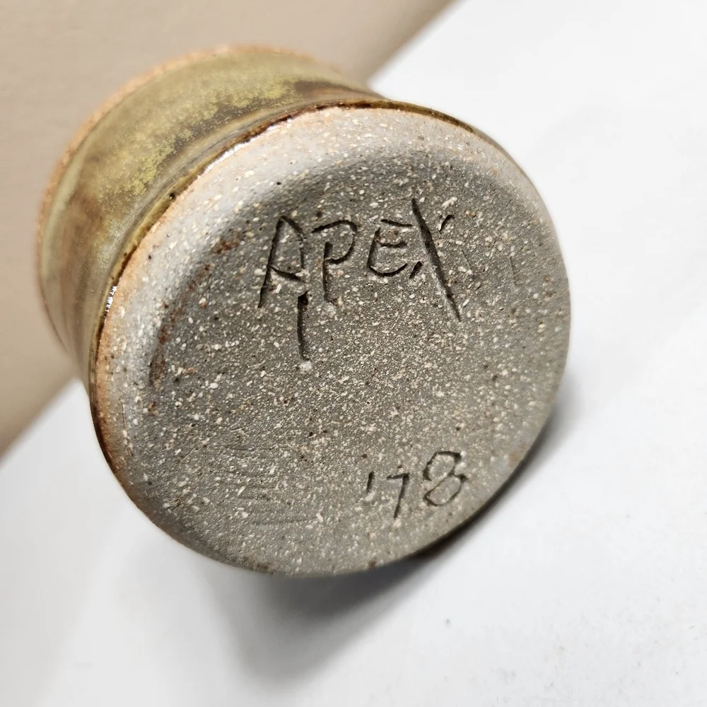 Apex pottery signed